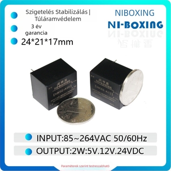 Kompakt AC-DC kapcsolóüzemű modul, 2W, 12V kimenet, bemenet 85-264VAC / 100-375VDC, NY-BOXING Nibo Star