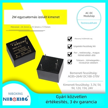 Kompakt AC-DC kapcsolóüzemű modul, 2W, 12V kimenet, bemenet 85-264VAC / 100-375VDC, NY-BOXING Nibo Star