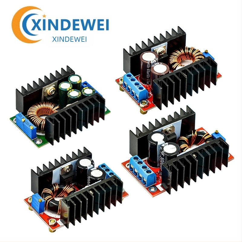DC-DC buck-boost konverter, 9A, 300W, bemenet 5-40V, kimenet 1.2-35V, tápmodul