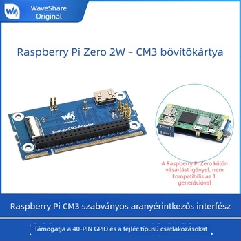 Weixue Raspberry Pi Zero 2 W-hez CM3 bővítőpanel, CM3/CM3+ alaplap csere