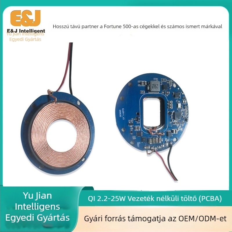Qi2.2-25W Vezeték nélküli töltés PCBA megoldás mobil energiaellátó főlap adómodullal és mágneses töltéssel