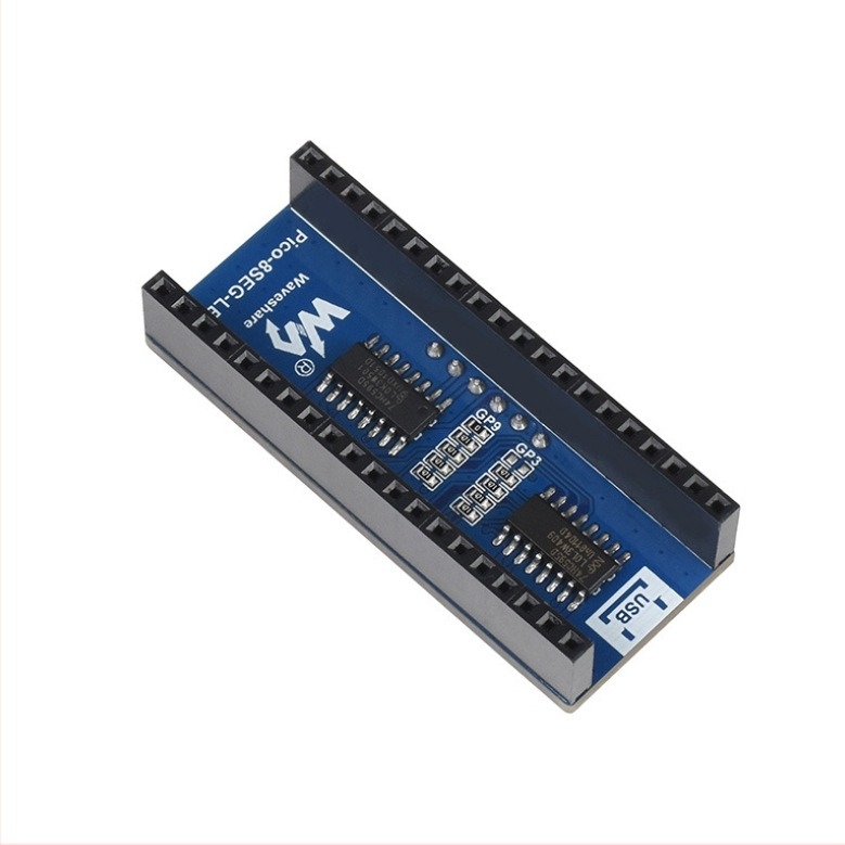 Weixue Raspberry Pi Pico 4-bit 8-szegmenses kijelző bővítőpanel 74HC595-ös meghajtóval, SPI-interfész kompatibilis