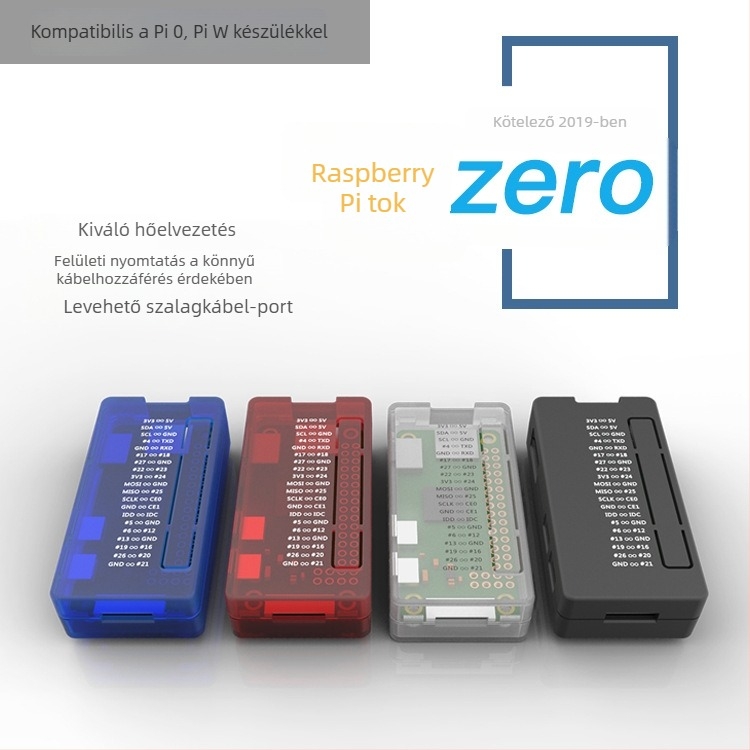 Védőburkolat Raspberry Pi Zero és Zero 2 W számára (V1.3/2W/WH)