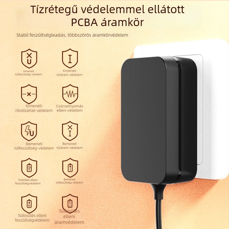 12V 2A tápegység USA dugaszolóval, UL és FCC hitelesített, 24W fénycsíkokhoz és lámpákhoz