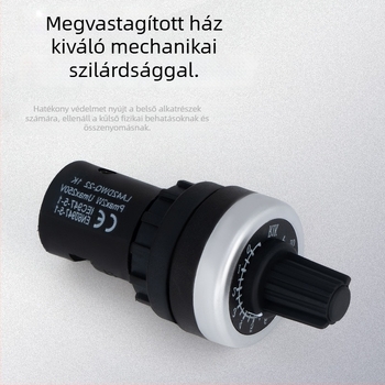 LA42DWQ sorozat precíz frekvenciaszabályozó potenciométer fedőgombbal