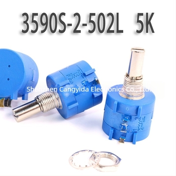 Precíziós többtekercses dróttekercses potenciométer 3590S-2-502L 5 kΩ