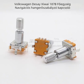 Volkswagen 187B Desay Siwei 280D navigációs fejegység – hangerőszabályzó potenciométer, enkóder és kapcsológomb