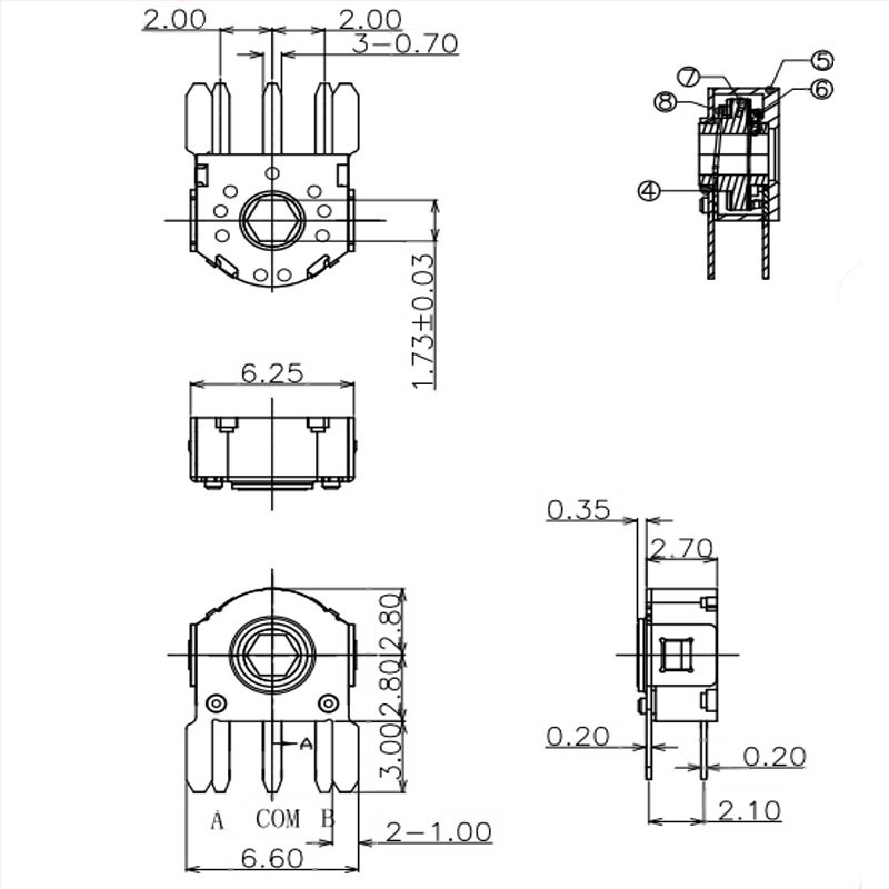 E8A1BM028 Mini függőleges vékony enkóderes kézi ventilátor, állítható sebesség és fényerő