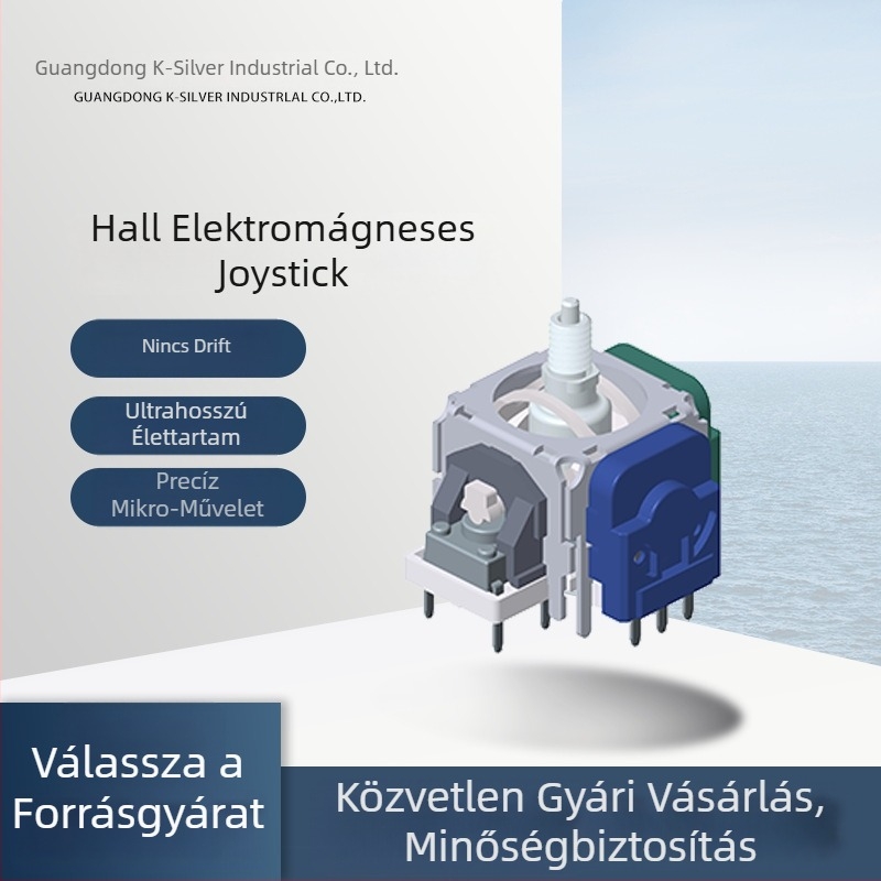 K-SILVER JH13 elit verziós Hall-szenzoros joystick