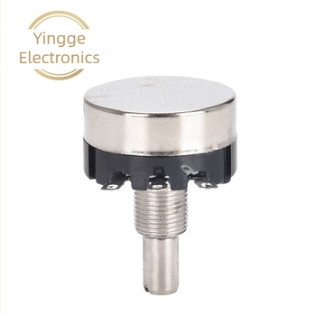 Yingge Electronics RV24 egyfordulatú szénfilm-potenciométer A03 bakelitgombbal