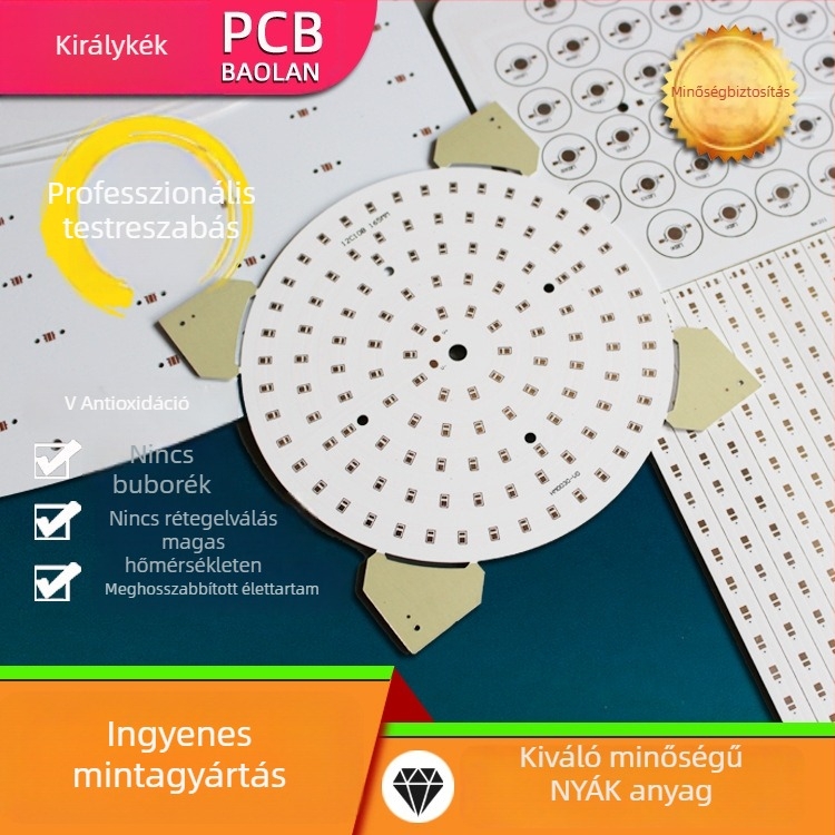 Személyre szabott alumínium alapú PCB LED világításhoz – üvegszálas alapú PCB, LED alumínium alapú áramkör, tápegység PCB