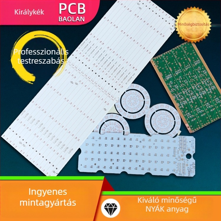 Személyre szabott alumínium alapú PCB LED világításhoz – üvegszálas alapú PCB, LED alumínium alapú áramkör, tápegység PCB