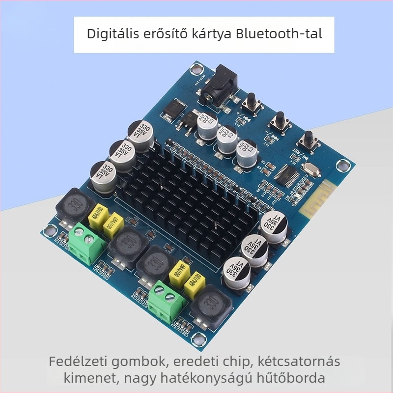 Sunbang TPA3116D2 Bluetooth Digitális Erősítő Panel, Kétcsatornás, 2x120W Magas Teljesítményű Hangszóró Modul