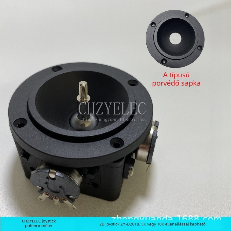 CHZYELEC két-tengelyes joystick potenciométer ZY-D201A-R2, 5 kΩ