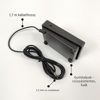 Sustain pedál elektronikus billentyűzethez és MIDI billentyűzethez