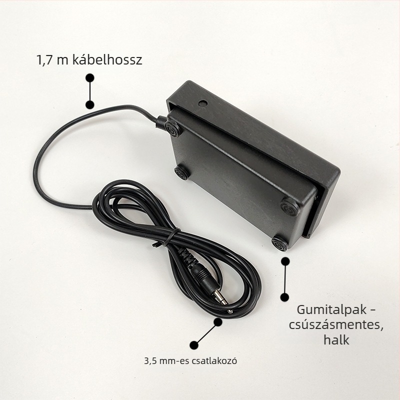 Sustain pedál elektronikus billentyűzethez és MIDI billentyűzethez