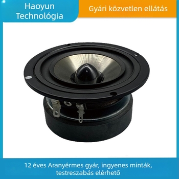 3 hüvelykes körkörös horn hangfal bullet-kap design, 90 mm-es meghajtó, polcos Bluetooth számítógép hangszóró hangkártyával
