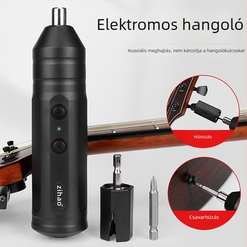 Elektromos húrttekerő gitárokhoz, basszushoz és ukulele-hoz – húrcserélő eszköz