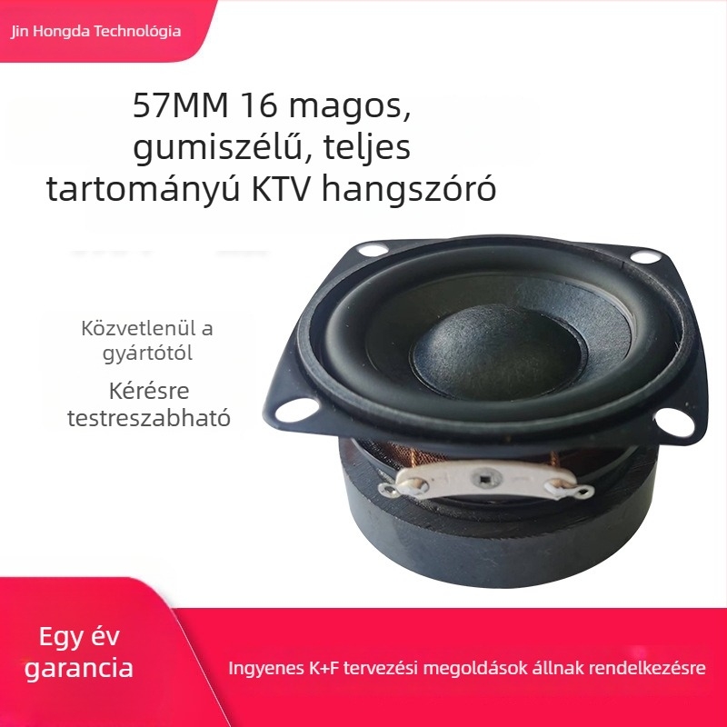 57 mm-es teljes tartományú karaokeszólar PU szegéllyel, multimédiás Bluetooth hangfal