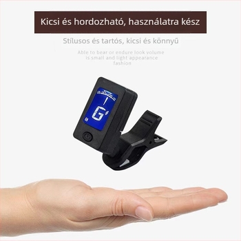 Elektronikus hangoló gitárhoz és hegedűhöz tartozékokkal