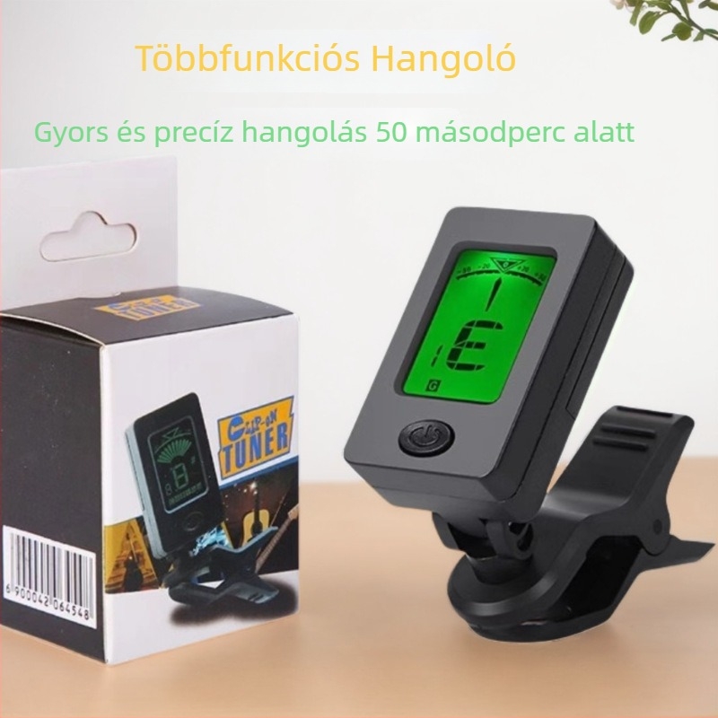 Elektronikus hangoló gitárhoz és hegedűhöz tartozékokkal