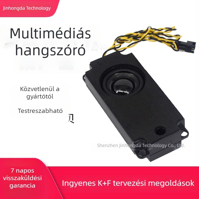 45×100 mm-es mélynyomó hangfal vetítőhöz és tévéhez, 4 Ω, 5 W, intelligens robot hangfal