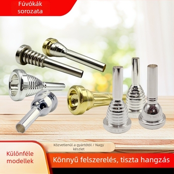 Rézfúvós hangszerek szájrészei: trombon, altó, tenor, eufónium, trombita
