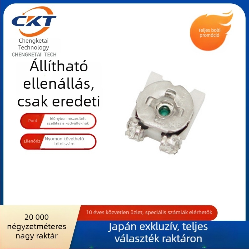 SMD állítható potenciométer EVM3ESX50B14, 3×3, 10 kΩ SX sorozat