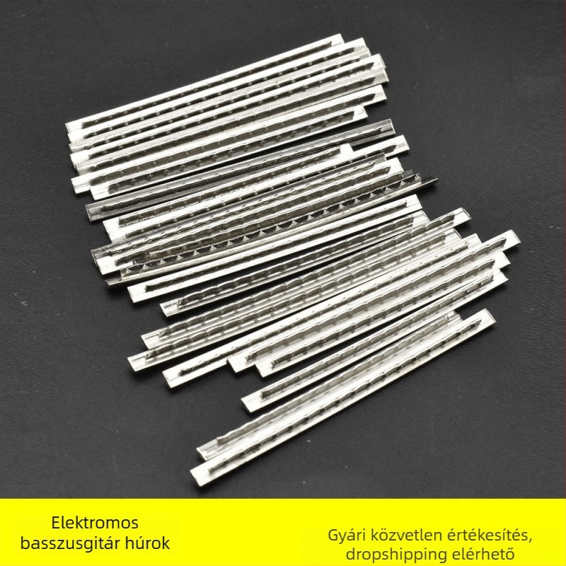 Fretdrót elektromos basszushoz, 2,9 mm, fehér réz, modell 1076, kiegészítők gitárhoz