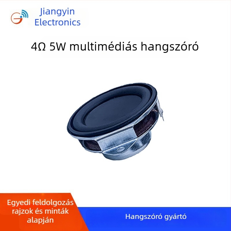 40 mm belső mágneses Bluetooth mini hangszóró, ferde kialakítás, 16-vezetékes, 4Ω 5W, kültéri vízálló