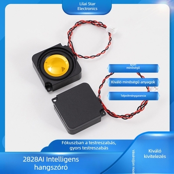 2828AI intelligens beszédfelismerő hangszóró, teljes tartományú akusztikus kamra, 4Ω, 2W, multimédiás reklámhangszóró