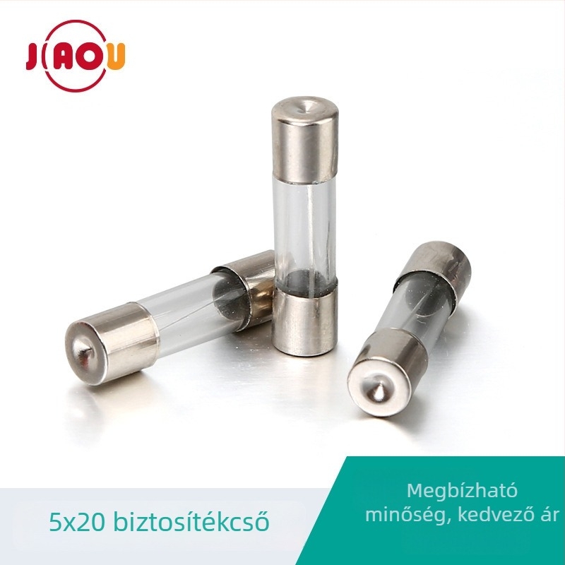 5x20 biztosítócső, sík fejű, 250V