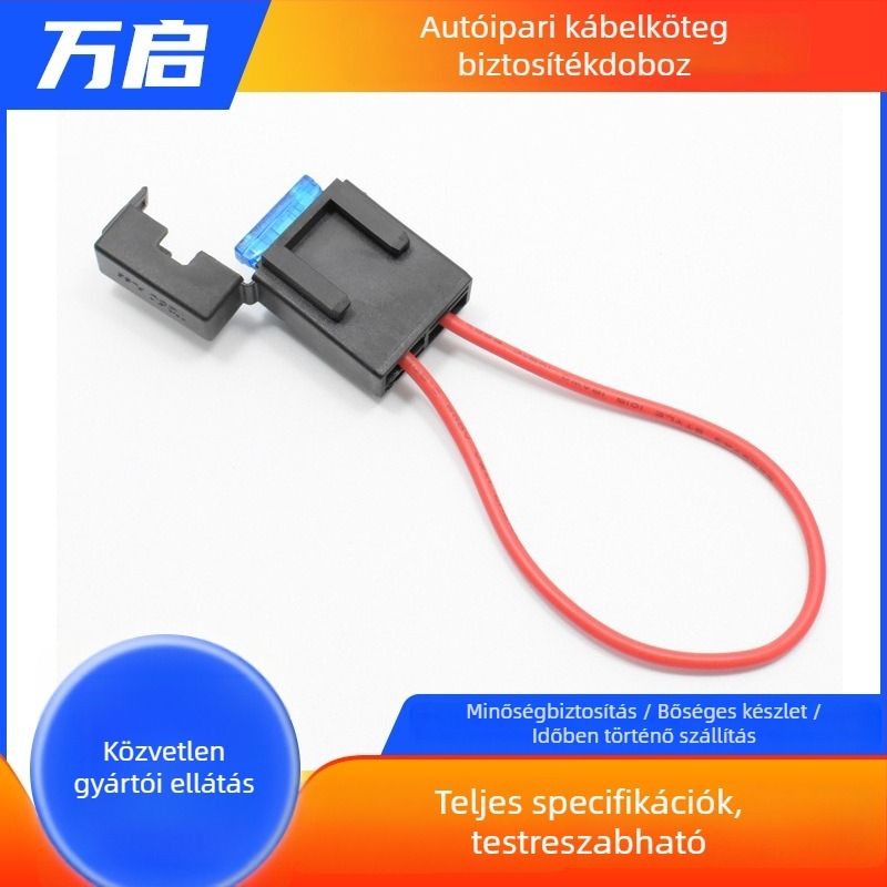 BH-703 Autóipari biztosíték-doboz beépítő, kis fehér T-típusú doboz