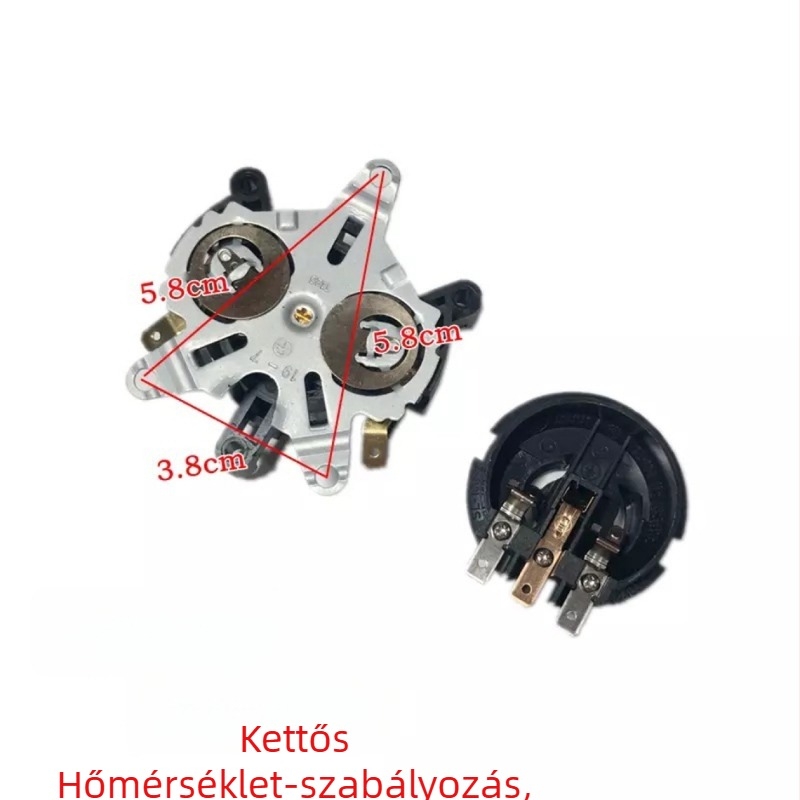 FADA SL-168-1 Nagy rézgyűrű, háromlábú elektromos vízforraló termosztát csatlakozóval, kis alsó tartóval
