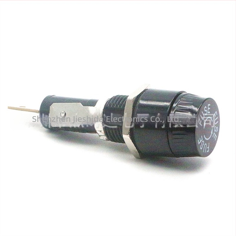 R3-14C biztosítótartó, 10A, 250V, 6x30 csőbiztosíték, gyors szerelés, autóhoz