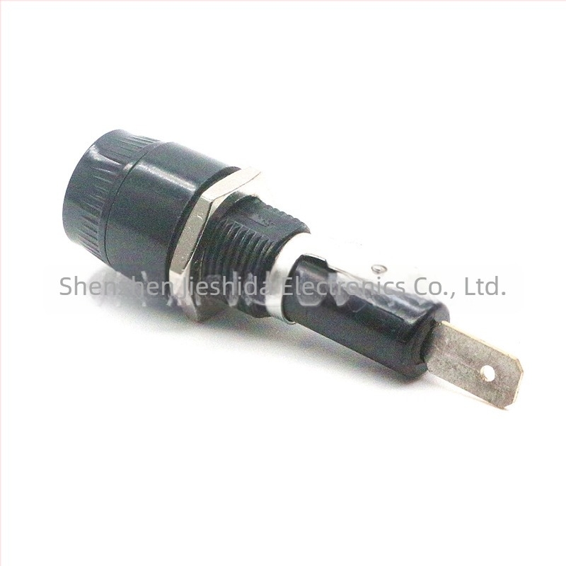 R3-14C biztosítótartó, 10A, 250V, 6x30 csőbiztosíték, gyors szerelés, autóhoz