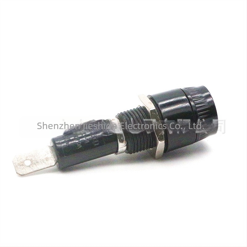 R3-14C biztosítótartó, 10A, 250V, 6x30 csőbiztosíték, gyors szerelés, autóhoz