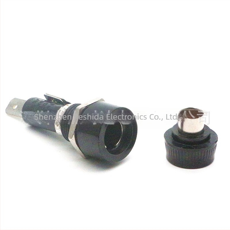 R3-14C biztosítótartó, 10A, 250V, 6x30 csőbiztosíték, gyors szerelés, autóhoz