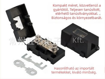 ANS-H2 Mini autóklíma biztosítéktároló doboz fork-bolt rögzítésű, 20A 30A 60A 80A 100A