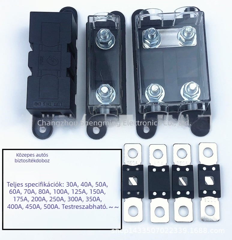 ANM-B 298 Snap-in biztosítótartó, autóhoz, nylon/bakelit anyag