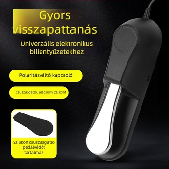 Art Maker sustain pedál elektronikus billentyűzethez, kompatibilis Yamaha, Casio és Roland MIDI billentyűzetekkel