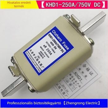 KHD1 DC biztosíték, 35A, 40A, 45A, 50A, 63A, 80A, 750V DC, gyors hatású