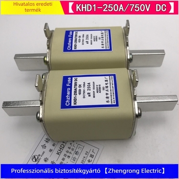 KHD1 DC biztosíték, 35A, 40A, 45A, 50A, 63A, 80A, 750V DC, gyors hatású