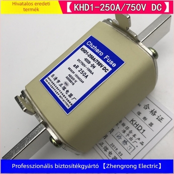 KHD1 DC biztosíték, 35A, 40A, 45A, 50A, 63A, 80A, 750V DC, gyors hatású