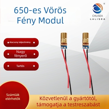 650 nm vörös lézermodul infravörös vevővel