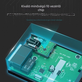 Optikai transzceiver, 100 Mbps, monomódus, egy szál, egy optikai port és két elektromos port, 20 km-es hatótávolság, SC csatlakozó
