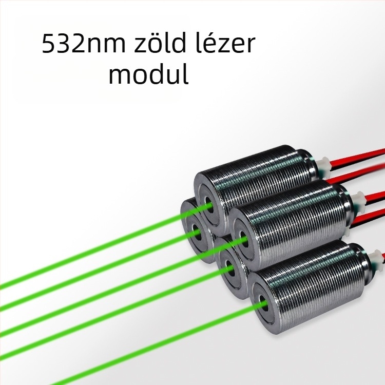 532 nm zöld lézermodul környezeti megvilágításra, csillagos ég világítás, színpadi világítás, lézerfej-modul