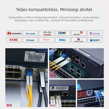 SFP+ 10G-SR optikai tranziever, többmodulos, kettős szál, 850 nm