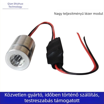 QS nagy teljesítményű piros lézermodul keresztezett és egyenes vonal projekcióval