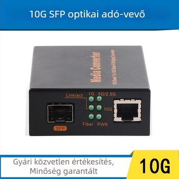 10G optikai SFP transzceiver, monomód és multimód, LC csatlakozó
